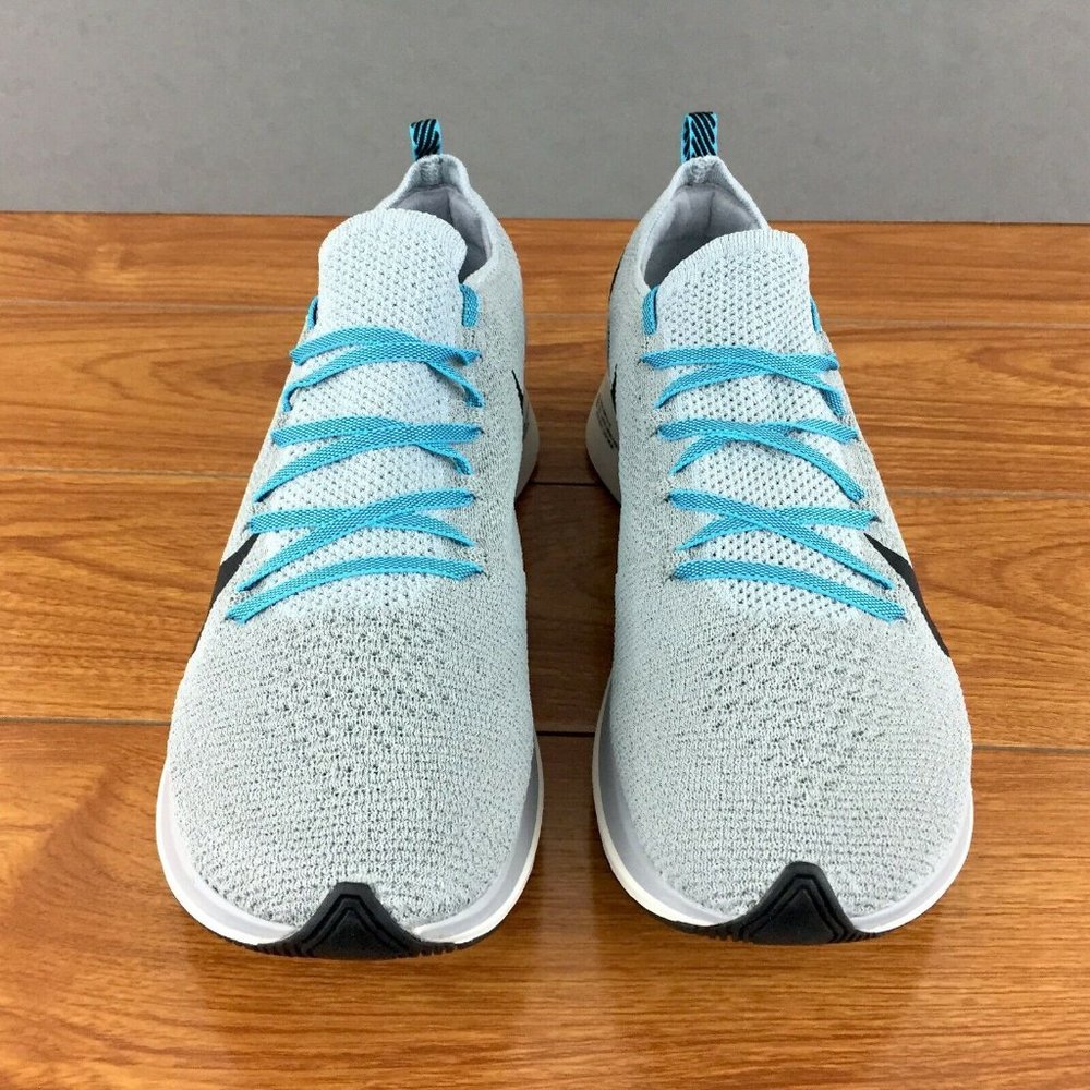 Nike Zoom Fly Flyknit Men's Shoes Grey Blue - Picture 8 of 9